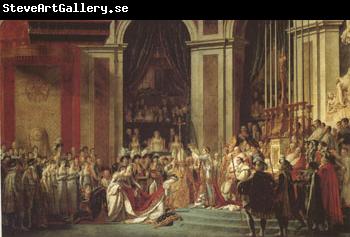 Jacques-Louis  David Consecration of the Emperor Napoleon (mk05)